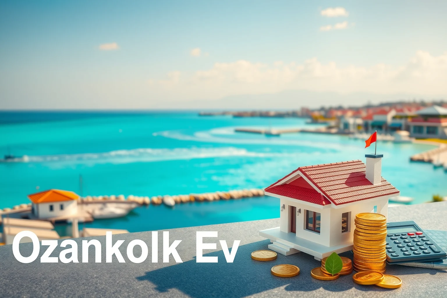 Ozanköy’de bahçeli ve aile yaşamına uygun satılık ev dış görünümü