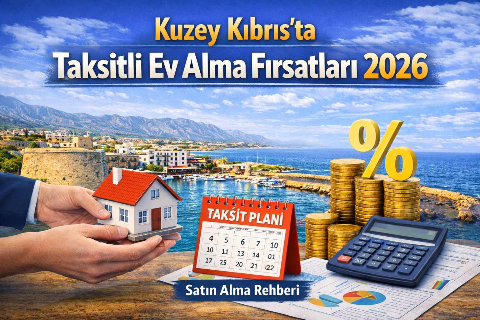 Kuzey Kıbrıs'ta Taksitli Ev Alma Fırsatları 2026