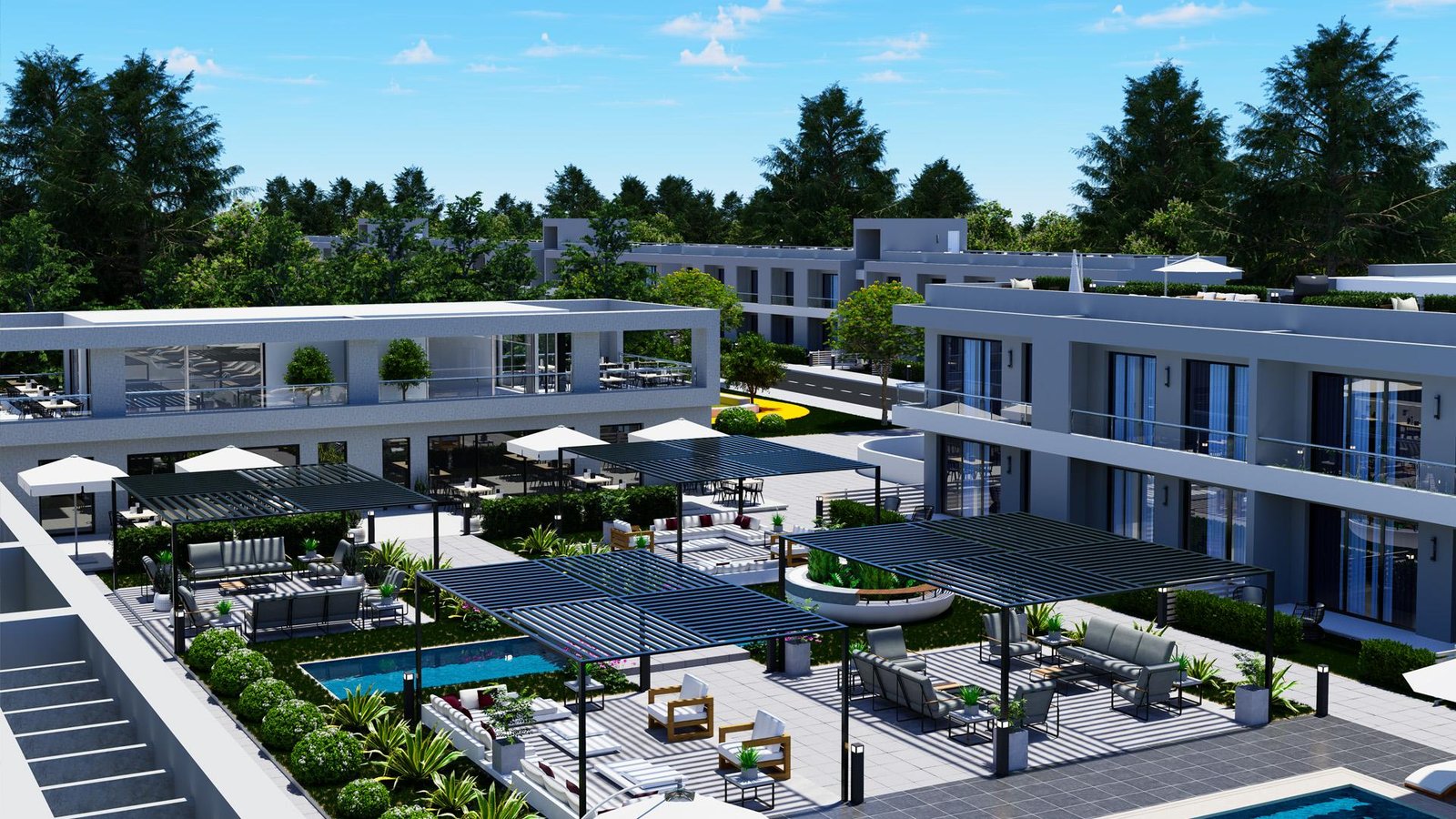 Salamis'de Modern Tasarımlı 1+1 Satılık Daire – Yaşam için İdeal - Tapusu Hazır - Görsel 5