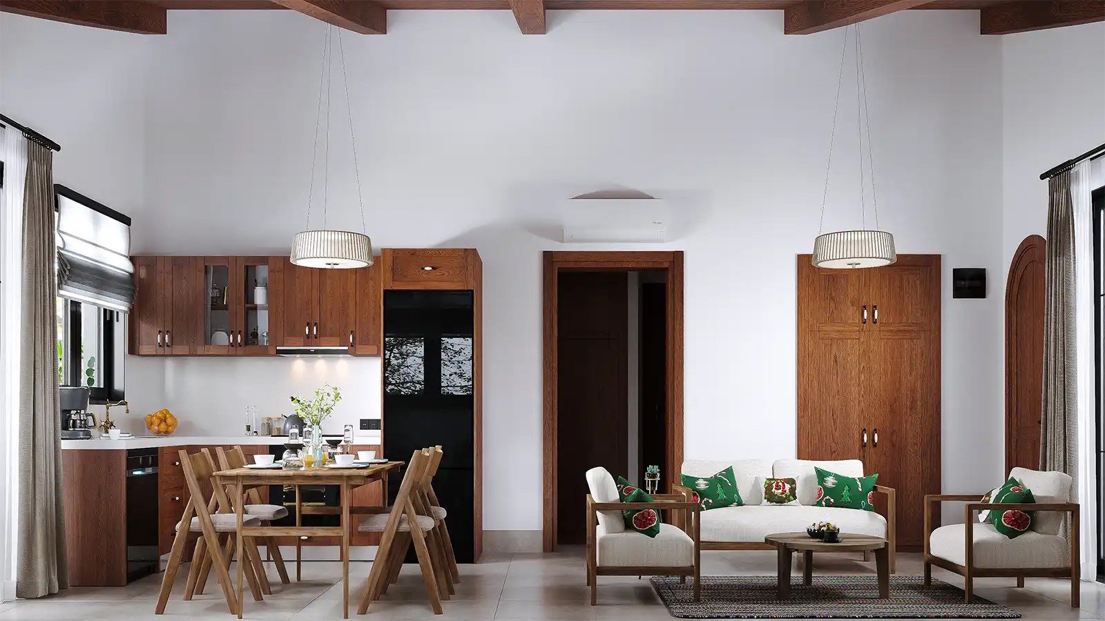 Dipkarpaz'da Özel Havuzlu 1+1 Satılık İkiz Villa – Prestijli Proje - Tapusu Hazır