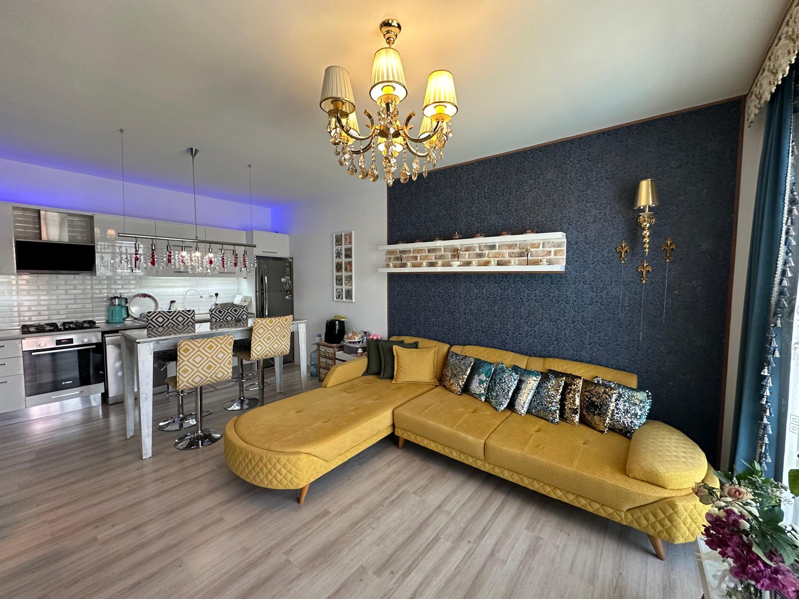 Mağusanın Tam Merkezinde Lüx 2+1 Full Eşyalı Daire
