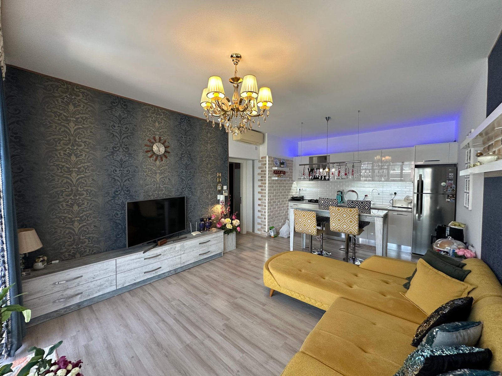 Mağusanın Tam Merkezinde Lüx 2+1 Full Eşyalı Daire - Görsel 3